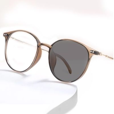 NILZA Polarized Reading Glasses Sunglasses Multifocus Sun Readers Bifocal Photochromic Blue Light Computer Glasses 2.0 (Color : Brown, Size : 2.50x)