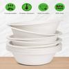 Paper Bowls 260 Packs, 12 OZ Disposable Paper Bowls Heavy Duty, Eco-Friendly White Disposable Hot Soup Bowls Bulk, Compostable Bamboo Bowls 350ml for Party, Camping, Birthday, Festivals view 3