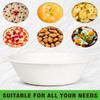 Paper Bowls 260 Packs, 12 OZ Disposable Paper Bowls Heavy Duty, Eco-Friendly White Disposable Hot Soup Bowls Bulk, Compostable Bamboo Bowls 350ml for Party, Camping, Birthday, Festivals view 4