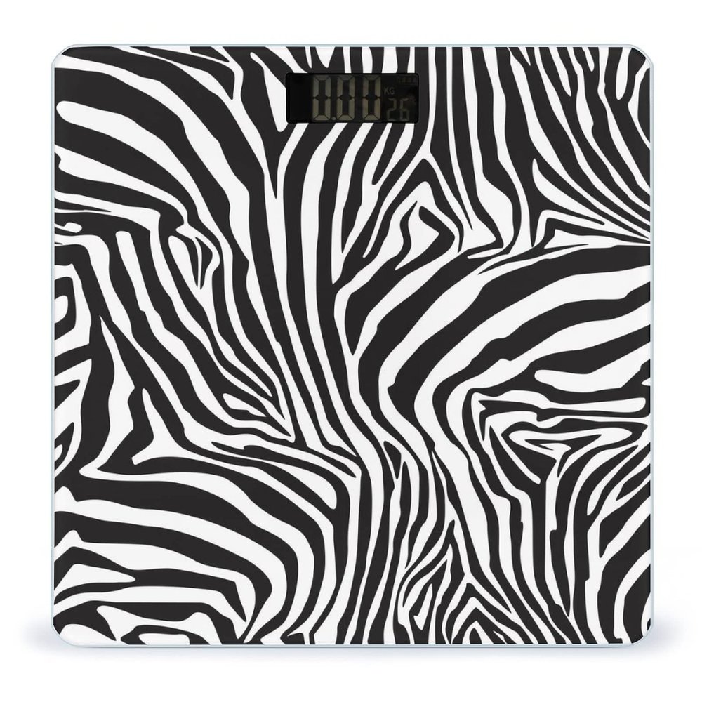 African Zebra Stripes Weight Scale for Body Weight Smart Digital Scale Bathroom Scale for Home Bedroom, style