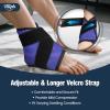 Hilph Ankle Heel Ice Pack Wrap for Swelling & Achilles Tendonitis, Reusable Ice & Compression Therapy Flexible Foot Gel Ice Pack Wrap for Ankle Sprain & Plantar Fasciitis Pain Relief (Blue, 1 Pack) view 3