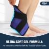 Hilph Ankle Heel Ice Pack Wrap for Swelling & Achilles Tendonitis, Reusable Ice & Compression Therapy Flexible Foot Gel Ice Pack Wrap for Ankle Sprain & Plantar Fasciitis Pain Relief (Blue, 1 Pack) view 4