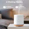 InnoGear Essential Oil Diffuser, 150ml Ceramic Ultrasonic Air Humidifier Cool Mist Aromatherapy Diffuser with 2 Mist Modes, Waterless Auto Off for Home Office, White view 4