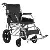 Safety Wheelchair Folding Wheelchairs Aluminum Transport Chair Adjustable Pedal Wheelchair Care Wheelchairs Hand Push Transport Wheelchairs Easy to Carry view 1
