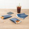 Restaurantware Bag Tek 4.3 x 1.6 x 6.3 Inch Paper Bags For Snacks 100 Durable French Fry Bags - Disposable Greaseproof Paper Midnight Blue Snack Bags For Popcorn Cookies Or Fries view 3