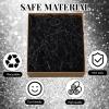 Fulmoon 1 Bag 3 lb/1.35 kg Shredded Paper for Gift Box Crinkle Cut Glitter Shredded Filler Shiny Paper Filler for Gift Wrapping Basket Filling Birthday Wedding Christmas(Black) view 3