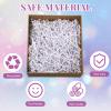 Fulmoon 1 Bag 3 lb/1.35 kg Shredded Paper for Gift Box Crinkle Cut Glitter Shredded Filler Shiny Paper Filler for Gift Wrapping Basket Filling Birthday Wedding Christmas(Dazzling White) view 3