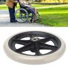 1PC of 8 Inch Rubber Wheel Replacement Wheelchair, 8-Inch Rollator Wheels for Adults, and Elderly,Front Wheels Rollator Walker Anti Slip Rollers Wheels with Ball Bearing Grey view 3