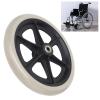 1PC of 8 Inch Rubber Wheel Replacement Wheelchair, 8-Inch Rollator Wheels for Adults, and Elderly,Front Wheels Rollator Walker Anti Slip Rollers Wheels with Ball Bearing Grey view 4