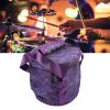 Singing Bowl Storage Bag, Music Bowl Bag with 2 External Pockets for Crystal Singing Bowl Carrying Case (10in Pure Purple), VGEBYY6QTF2RHAO-12 view 2