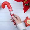 Sweetzo Plastic Candy Cane Tubes Filled with Individually Wrapped Chocolate Kisses, Christmas 2023 Stocking Stuffers, 2.24 Ounces (Pack of 3) view 4