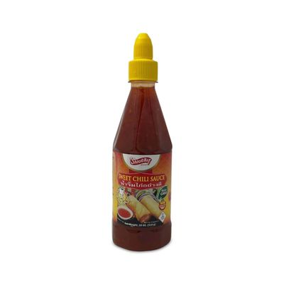 Shirakiku Sweet Chili Sauce - Non GMO Thai Sweet & Spicy Flavor Chili - Squeeze Bottle Sauce with Twist Cap - Ideal for Dipping, Marinades, BBQ, and Salad Dressings - 18 oz (Pack of 1)