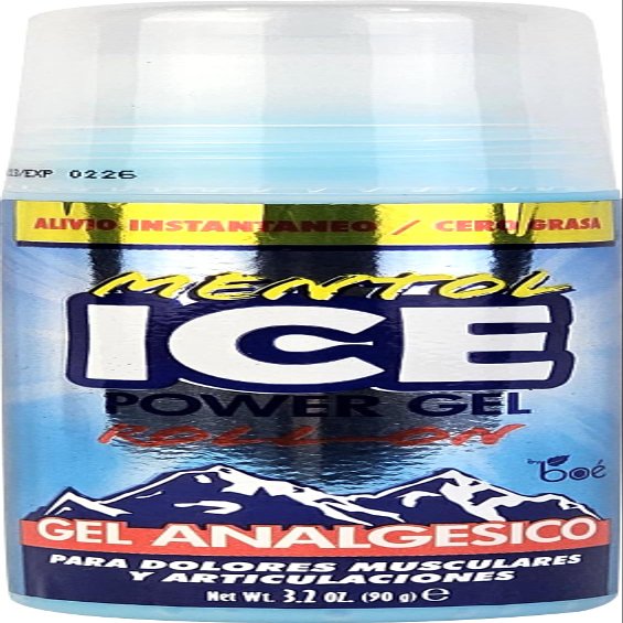 Mentol Ice Power Gel Roll-On 3.2 oz  Fast-Acting Cold Therapy Gel for Muscle & Joint Pain Relief  Anti-Inflammatory, Non-Greasy, Mess-Free, No Stain  Arthritis, Back, Headache, Insect Bites