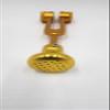 Yantra Performance Enhancer Cosmic Boot Removable Tuning Fork Attachment - Elevate Your Sound Healing and Relaxation Experience - ONLY Boot, Gold view 1