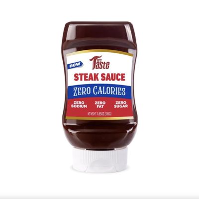 Mrs Taste Sugar Free Steak Sauce, Zero Calories, Zero Sodium, Zero Sugar, High Fiber, Keto Friendly, Paleo Friendly, Condiments and Sauces (11.85oz, Steak Sauce)