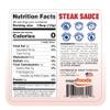 Mrs Taste Sugar Free Steak Sauce, Zero Calories, Zero Sodium, Zero Sugar, High Fiber, Keto Friendly, Paleo Friendly, Condiments and Sauces (11.85oz, Steak Sauce) view 2