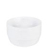EcoQuality 16 oz White Plastic Round Bowls - Disposable Plastic Soup Bowls, Heavy Duty Plastic Salad Bowls, Dessert Bowl for Baby Showers, Weddings, Birthday Party (120) view 2