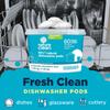 Nature Clean Non Toxic Dishwasher Detergent Pods, Plant-Based Dishwashing Pods, Non-Toxic & Unscented Dish Pods, Tough on Grease, Eco-Friendly Cleaning Power, 60 Count, Pack of 4 view 2