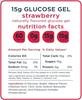 Strawberry Flavored Glucose Gels, Twenty 1.1-Ounce Packets In Brand Bag, 15-Grams Fast-Acting Glucose view 2