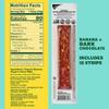 SOLELY - Organic Banana Chocolate Drizzled Fruit Jerky - 12 Individually Wrapped Strips - Fruit Leather Made from Dried Fruit - Healthy Snacks for Adults & Kids - Vegan, Non GMO - 0.8oz (23g) view 2