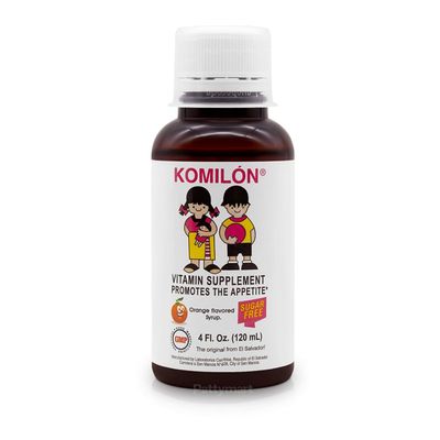 Komiln-Dietary Supplement 4fl oz- Vitamins and nutrients para Estimula el apetito en los nios