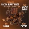 MaxJerky Montreal Maple Bacon Burnt Ends, Smoked Bacon Jerky, 2.5 OZ (4 Pack) view 3