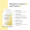 Alaya Naturals Vitamin D3 K2 Supplement  5000 IU D3, 50 mcg K1, 15 mcg K2 MK-7  High Absorption Capsules for Bone & Immune Support, Non-GMO, Vegetarian Capsules 60 Count view 4