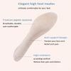 2 Pairs Pigskin High Heel Cushion Inserts Insoles Women, Adhesive Arch Support Sandal Inserts, Anti-Slip Shoe Inserts for Dress Shoes, Leather Cushioning Insoles for Boots, Beige S 5-7 view 2