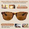 OKH bifocal multifocal reading sunglasses for women men readers progressive bifocal sun readers, Trendy Vintage Eyewear with Metal Hinge (Tortoise, 1.0x) view 4