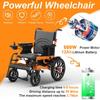 Electric Wheelchairs for Adults,20Widen Seat Portable Power Wheelchairs,26 Miles Long Travel Range,All Terrain Motorized Wheelchair for Seniors,Folding Compact Wheelchair for Adults,Airline Approved view 3