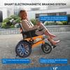 Electric Wheelchairs for Adults,20Widen Seat Portable Power Wheelchairs,26 Miles Long Travel Range,All Terrain Motorized Wheelchair for Seniors,Folding Compact Wheelchair for Adults,Airline Approved view 4