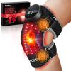 ROMISA Red Light Therapy Knee Brace with Heat & Massage, Cordless Rechargeable Controller, 20Min Auto Timer, 660nm & 850nm Near Infrared Light Therapy Device for Knee/Elbow/Shoulder, for Women Men. view 1
