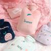 New Portable Cute Plush Hot Water Bottle, Thickened and Leak-Proof Hot Water Bag, Hot Pack for Lower Back/Lumbar/Abdominal Aches Bed Warmer view 3