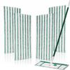 4 Pack Microfiber Mop Pads Refills Compatible with Libman Wet &Dry Dust Mops, Reusable Washable Replacement Mop Heads for Floor Cleaning, Easy to Install and Remove Flat Mop, 18Inch view 1