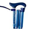 Designer Patterned Walking Canes | Folding | Lightweight | Aluminum | Fashionable Walking Sticks (Blue) view 1