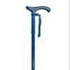 Designer Patterned Walking Canes | Folding | Lightweight | Aluminum | Fashionable Walking Sticks (Blue) view 2