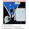 Female External Catheter Condom Catheters A Reusable Portable Women's Comfortable Urine System Equipped with a Silicone Urine Collector with 2 Catheterization Bags (Women Type Blue) view 2