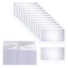 100 Pieces Thin Fresnel Lens, Credit Card Size Pocket Magnifier, Portable Magnifying Lens for Reading, 3.3 x 2.2 Inches Magnifying Lens Cards (100) view 1
