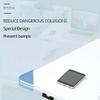 POCHY Overbed Table Modern Overbed Table Height Adjustable Side Table Steel Frame Overbed Bedside with Storage Tray Locking Casters Laptop Desk Portable view 4
