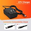27V Massage Gun Charger Compatible with Sharper Image Massage Gun 11011666 1013983 1013002 1012667 1014392 2313786 2316222 Power Cord Supply view 3
