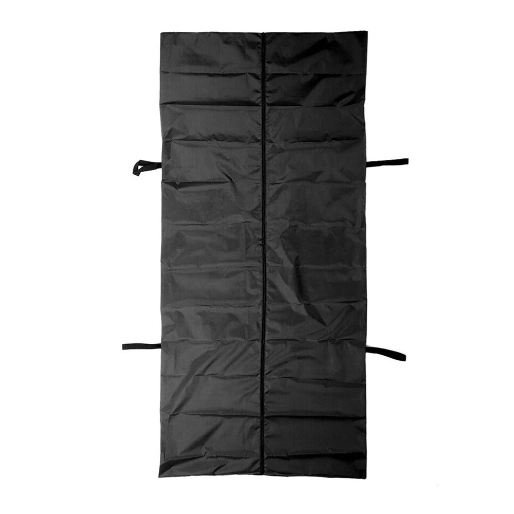 WOOXGEHM Leak Proof 210D Waterproof Windproof Body Storage Bag, Black Emergency Body Bag, Body Storage Bag, Home Hospital Funeral Supplies(150 * 60CM)
