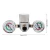 Pressure Regulating Valves M11 Thread Universal For Whipped Cream 0.95Liter 580g Tank With Hose Line & Adapter Adapter view 3