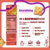 Better with Buckwheat Everything Crackers - Gluten-Free Crackers, Healthy Snack Crackers, Grain-Free, Non-GMO, Sugar-Free - Pair with Cheese, Hummus & Dips view 3
