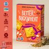Better with Buckwheat Everything Crackers - Gluten-Free Crackers, Healthy Snack Crackers, Grain-Free, Non-GMO, Sugar-Free - Pair with Cheese, Hummus & Dips view 4