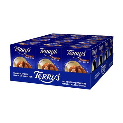 Terry's Milk Chocolate Oranges - Pack of 12 - Each Orange 5.11oz - Holiday Classic Milk Chocolate Orange