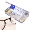 25Pairs Nose Bracket Eyeglasses Pads Anti Slip Nosepads For Glasses Silicone Eyewear Nose Pad Silicone Support Non-slip Eyeglass Nose Bracket view 2