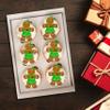 Gingerbread Woman Edible Cupcake Toppers, Edible Christmas Cake Decorations, Christmas Gingerbread Man Cake Topper Decorations, Ginger Bread Lady Cookie Decor PRECUT 2 inch / 5cm (24) view 3