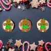 Gingerbread Woman Edible Cupcake Toppers, Edible Christmas Cake Decorations, Christmas Gingerbread Man Cake Topper Decorations, Ginger Bread Lady Cookie Decor PRECUT 2 inch / 5cm (24) view 4