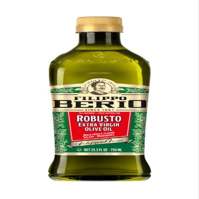 Filippo Berio Cold Pressed Extra Virgin Olive Oil, Robusto, 25.3 Ounce rPET Bottle, Contains Polyphenols