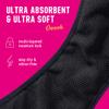 FLO - Period-Proof Undies - Black Hipster Brief (3XL) - Period Underwear for Women - Organic Cotton - Holds 4 Tampons of Flow view 3